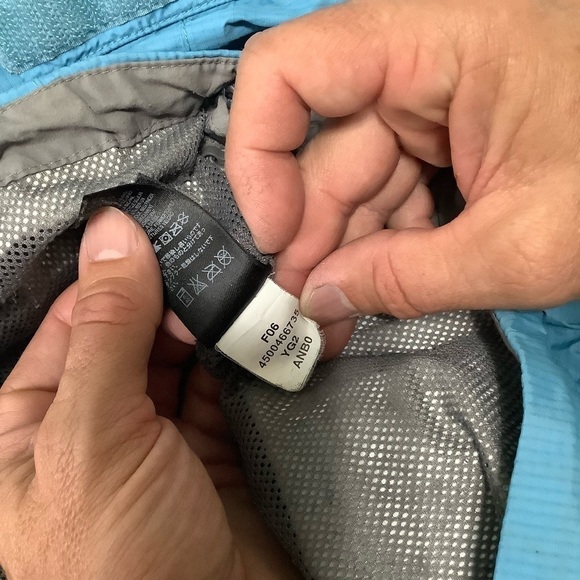 The North Face Jacket Sz Large Windbreaker Blue - Picture 9 of 10